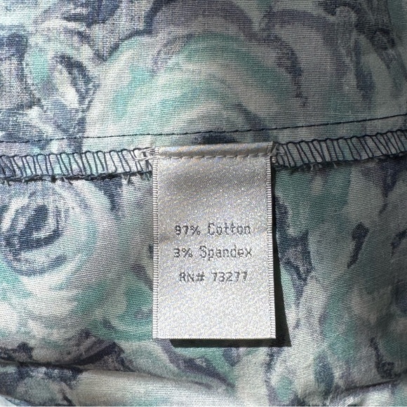 LC Lauren Conrad Blue and White Embellished Tie Front Mini Dress - Picture 8 of 11